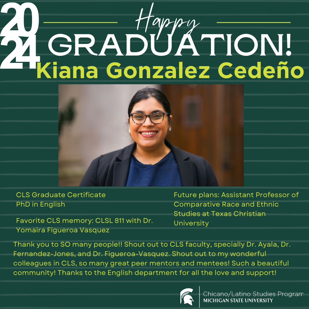 Graduating Student Spotlight: Kiana González Cedeño