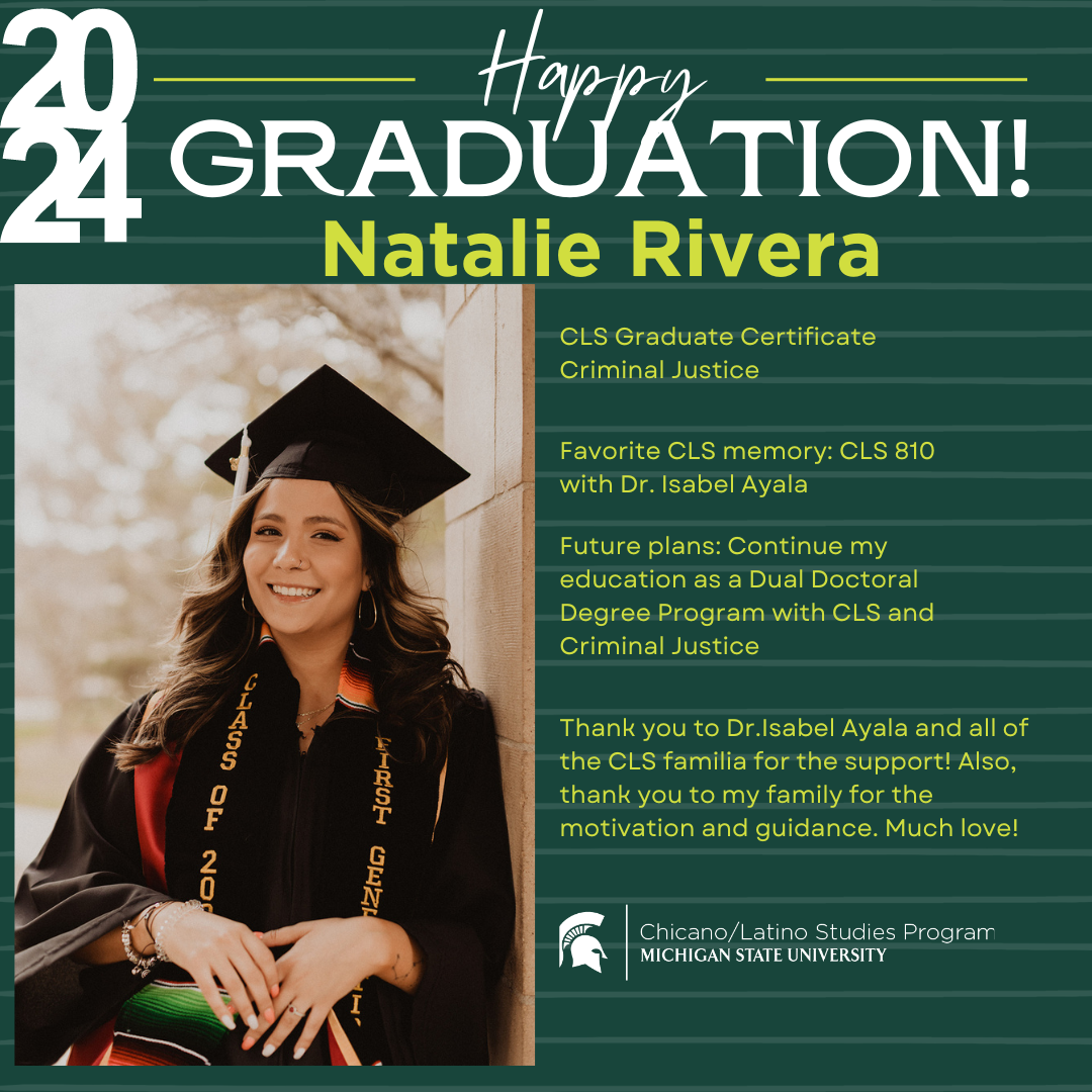 Graduating Student Spotlight: Natalie Rivera